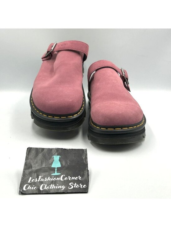 Dr. Martens Men\'s Purple Suede Leather Zebzag Mule Sandals Size 13 3567 main image 16